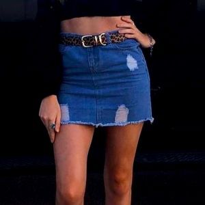 GB denim skirt from Dillard’s, size 1: good condition